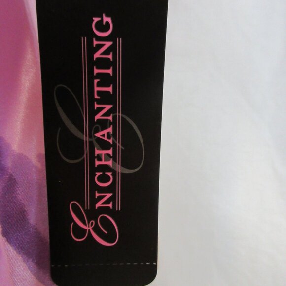 NOS~ENCHANTING SIZE MEDIUM FLORAL 100% POLYESTER (SILK LOOK) BABY DOLL NIGHTGOWN - Picture 5 of 10